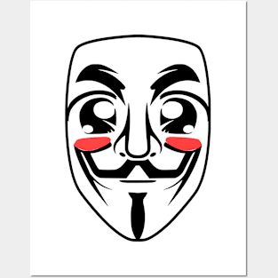 "Anonymous Mask: A design of resistance, freedom and humor" Posters and Art